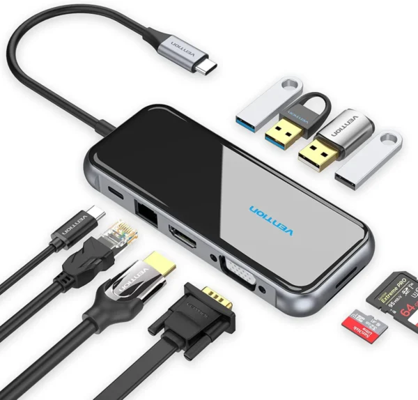 Vention USB C 10 in1 Docking Station